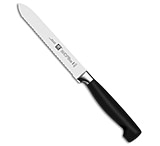 Image of HENCKELS ZWILLING Zwilling Four Star 5 Serrated Utility Kitchen Knife 0445C20D