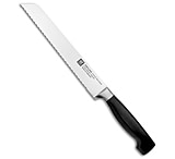 Image of HENCKELS ZWILLING Zwilling Four Star 8 Bread Kitchen Knife Black Polymer FC362E40