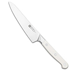 Image of HENCKELS ZWILLING Zwilling Pro Le Blanc 5.5 Utility Prep Kitchen Knife White Three Pin 5F7E1E08