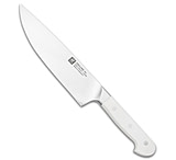 Image of HENCKELS ZWILLING Zwilling Pro Le Blanc 8 Chef's Kitchen Knife White Three Pin 31459C01