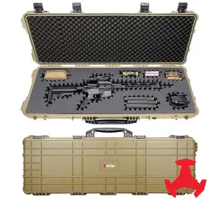 Image of Eylar 44in Hard Rifle Case Equipped w/Ragar XP Crosslinked Foam Insert
