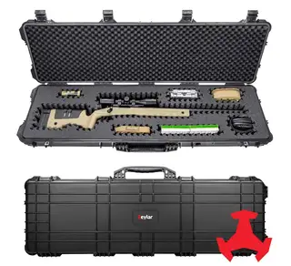 Image of Eylar 53in Hard Rifle Case Equipped w/Ragar XP Crosslinked Foam Insert