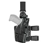 Safariland SLS Tactical Holster w Quick Release Leg Harness  STX Basket Weave Right 600556481