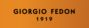 Giorgio Fedon 1919