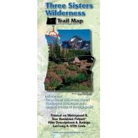 Adventure Maps Three Sisters Wilderness Trail Map