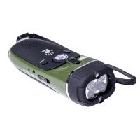 12 Survivors Emergency Hand Crank Radio/Flashlight