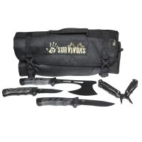 12 Survivors Knife Rollup Kit
