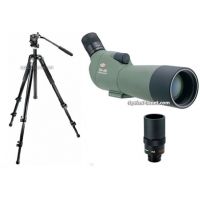3-PC High Performance Bird Watching Gift Package - Kowa 60mm Spotting Scope, Kowa Eyepiece TSE-Z9B, Bogen Carbon Fiber Tripod, Fluid Head Kit