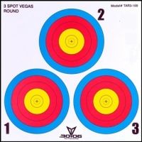 30-06 Outdoors 3-Spot Paper Archery Target