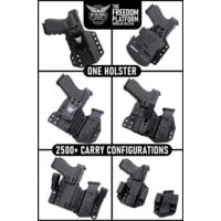 We the People Holsters Freedom Platform Platinum Edition Kydex OWB Belt Holster