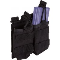 5.11 Double Mag Pouch w/ Bungee 58710, Black, Large