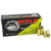 Wolf Ammo Wolf Turkish Performance Handgun Ammunition 9mm Luger 124gr FMJ 50/ct AA023EE5