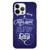 We the People Holsters Police Wife Miles Apart, Still Has My Heart Cell Phone Cases