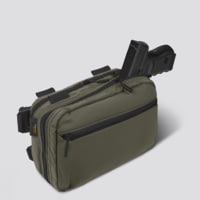 945 Industries MORPH EXPANDABLE CONCEALMENT BAG CORDURAR RANGER GREEN WITH KYDEX HOLSTER 628B8B11