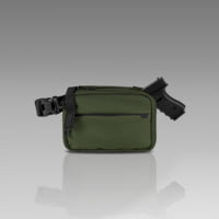 945 Industries QAPL CORDURAR CONCEALMENT BAG LARGE CAMO GREEN WITH KYDEX HOLSTER 5EF0612A