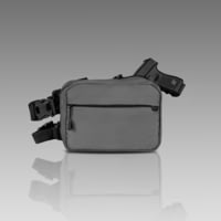 945 Industries QAPX CORDURAR CONCEALMENT BAG X-LARGE GUNMETAL GRAY WITH KYDEX HOLSTER 75A9BF2E