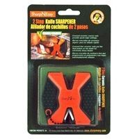 Accusharp Sharp-n-easy 2-step Knife Sharpener Ceramic Blaze