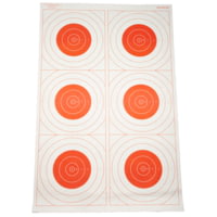 Action Target Six Bull's-Eye Military Training Target, 23 x 35, 100 Per Box