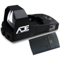 ADE Advanced Optics RD3-006x 1x Reflex Green Dot Sight w/D1 Rear Optic Mount Plate