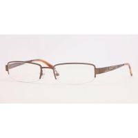 Adrienne Vittadini Eyeglasses AV6066 Cafe Frame with 50 mm Lined Bifocal Rx Prescription Lenses