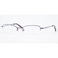 Adrienne Vittadini Eyeglasses AV6081-106-5217 with Lined Bifocal Rx Prescription Lenses - Violet Frame w/ 52 mm Diameter Lenses