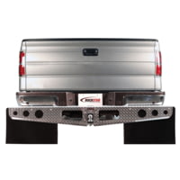 Agri-Cover A1010072 Agri Cover Rockstar Diamond Plate Hitch Mounted Mud Flaps For '17 On Ford F250 / F350