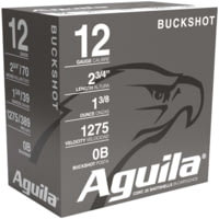 Aguila Ammunition Field 12 Gauge 1 oz 2.75'' 0 Buckshot Shotgun Buckshot Ammunition