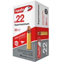 Aguila Ammunition .22 Long Rifle Super Max, 30 Grain, Brass Cased, Centerfire Rimfire Ammunition