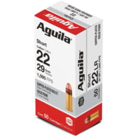 Aguila Ammunition .22 Short 1095fps. 29 Grain Copper Plated Brass Case Ammunition