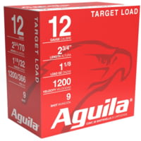 Aguila Ammunition Heavy Target Shotshells 12 Gauge 2-3/4in 1-1/8oz 1200 fps Size 9 Shotgun Ammunition