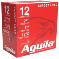 Aguila Ammunition Shotshell 12 Gauge 1 1/8oz #8 Shot Shotgun Ammunition