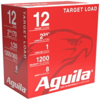 Aguila Ammunition Shotshell 12 Gauge 1oz #8 Shot Shotgun Ammunition