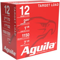 Aguila Ammunition Target Load Standard Velocity 12 Gauge 1 1/8 Oz 2.75'' 7.5 Shotgun Birdshot Ammunition