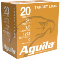 Aguila Ammunition Target Load Standard Velocity 20 Gauge 7/8 Oz 2.75'' 9 Shot Shotgun Ammunition