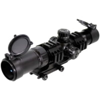 AIM Sports 1.5-4x30 Tri-Illuminated CQB Scope w/ Mil-Dot Reticle