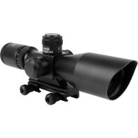 AIM Sports 3-9X40 Dual Illuminated Rifle Scope w/ Cut Sunshade