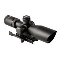 Aim Sports JTSDP251040G Tact Compact 2.5-10x 40mm Obj 32.5-8.9 Ft@100 Yds Blk P4