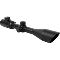AIM Sports 3-9X40 Blue/Green Illuminated Rifle Scope w/ Cut Sunshade