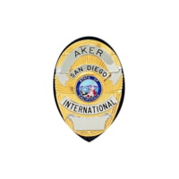 Aker Leather Model 591 Clip-on Shield Badge Holders