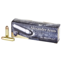 Alexander Arms Loaded .50 Beowulf 350 Grain Hornady XTP Centerfire Rifle Ammunition