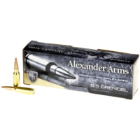 Alexander Arms Loaded .6.5 Grendel 129 Grain Hornady SST Centerfire Rifle Ammunition