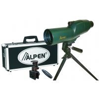 Alpen 15-45x50 Spotting Scope w/ Window Mount, Case