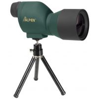 Alpen 20x50 Waterproof Mini Spotting Scope w/ Sunshade, Tripod, Carrying Case
