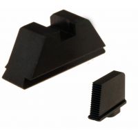 AmeriGlo Black front and rear set All Fits Glock models. Tall set