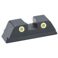 Ameriglo Rear Tritium Night Sights Glock 43 Yellow Tritium With White Outlines GL-431R