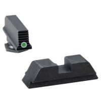 Ameriglo DEFOOR Night Sight Tactical Sets for Glock, Serrated Front Flat Rear