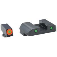 Ameriglo Spartan Tactical Tritium Night Sight Set For Glock 43 Orange/Green GL-450