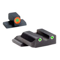 Ameriglo Tritium Front/Rear Combo Sights Green Dot White Outline Rear And Green Dot Orange Outline Front For S&amp;W Shield SW-745