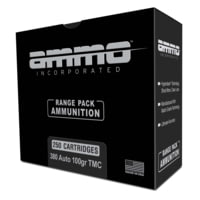 Ammo, Inc. .380 Auto 100 Grain Total Metal Case Brass Cased Centerfire Pistol Ammunition
