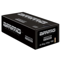 Ammo, Inc. .44 Magnum 240 Grain Total Metal Jacket Brass Cased Centerfire Pistol Ammunition